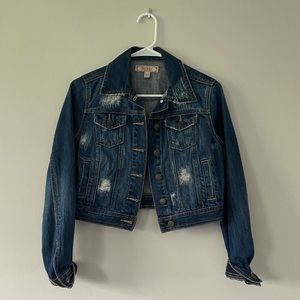 Distressed Denim Jacket